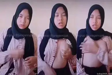 Bokep Hijabers Sange Berat Memeknya Ngences Kontol